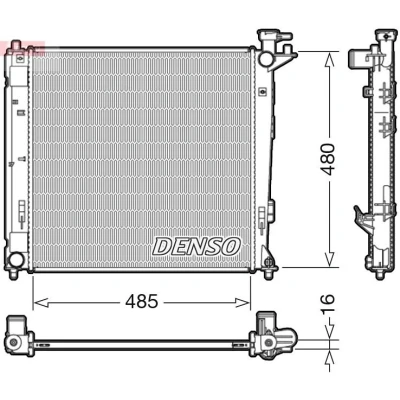 Afbeelding van Denso Radiateur DRM41008