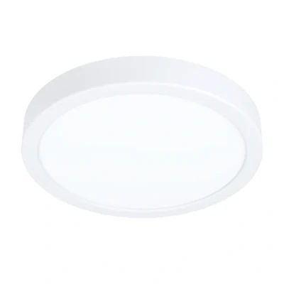 Afbeelding van EGLO LED Argolis 2 Buitenplafondlamp, buitenverlichting voor muur en plafond, metalen kunststof armatuur wit, warm IP44, ø 28,5 cm