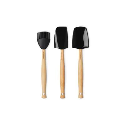 Afbeelding van Le Creuset Premium Spatels Set Van 3 Zwart