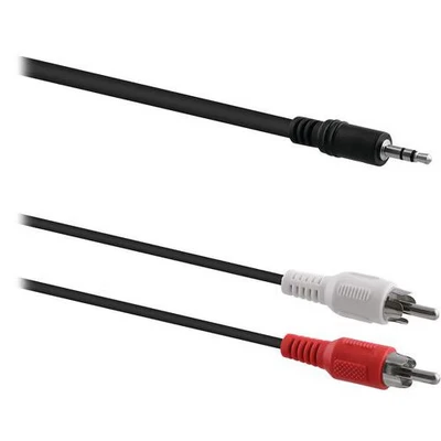 Image de Cable jack 3.5 mm male vers 2 RCA TNB