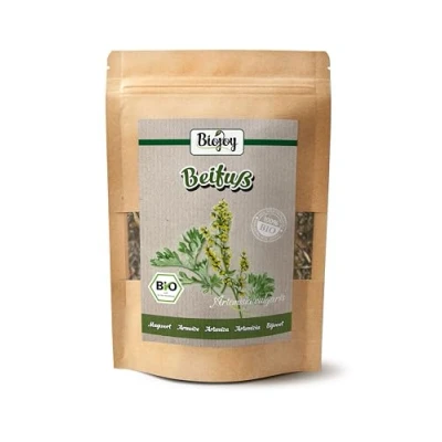 Afbeelding van Biojoy Biologische bijvoet (100 g), gedroogd en gesneden, voor kruidenthee infusie (Artemisia vulgaris)