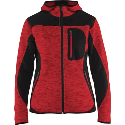 Afbeelding van Blaklader Dames Vest met Softshell 4931 2117 Rood/Zwart