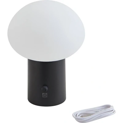 Afbeelding van Lindby Terraslampen met dimmer 1licht Aluminium, kunststof H: 22 cm wit, zwart Inclusief lichtbron
