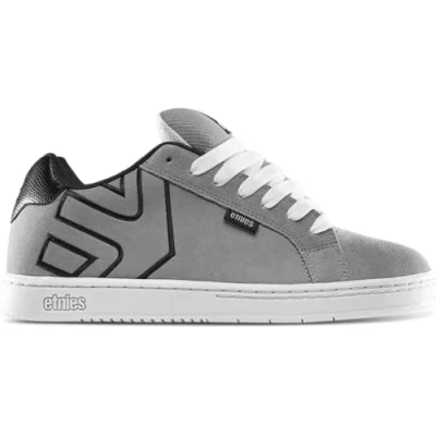 Afbeelding van Etnies Fader skateschoenen voor heren, lichtgrijs/zwart, maat 42, lichtgrijs zwart, 40,5 EU, Lichtgrijs, zwart., 40.5 EU