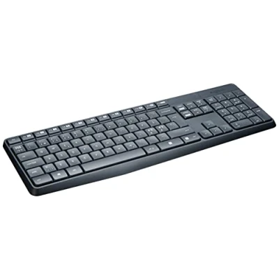 Afbeelding van Logitech MK235 toetsenbord RF Draadloos QWERTY Zwart Nordic Layout