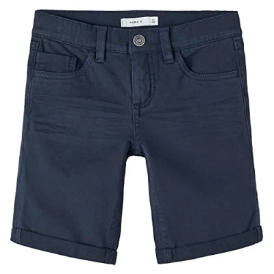 Afbeelding van NAME IT NKMSILAS ISAK L TW SHORTS 9587 MF T Jongens Broek Dark Sapphire Maat 164