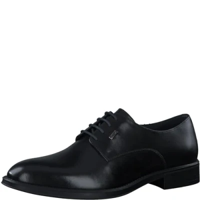 Afbeelding van s.Oliver Veterschoenen, Heren, Maat: 41, Black Leer