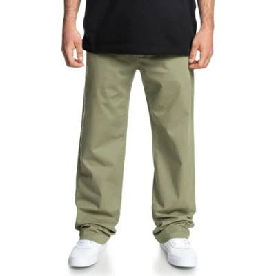 Afbeelding van DC Shoes Worker Relaxed Broek, Heren, Maat: 34x34, Tpc deep lichen green