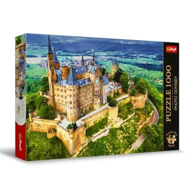 Afbeelding van Trefl Premium Plus Quality Odyssey fotopuzzel: kasteel Hohenzollern, Duitsland 1000 stukjes, unieke fotoserie, perfect op elkaar afgestemde stukken, voor volwassenen en kinderen vanaf 12 jaar