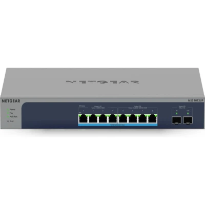 Afbeelding van Switch NETGEAR MS510TXUP 100EUS Blue