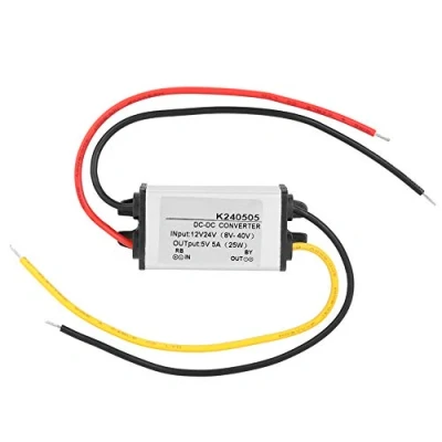 Afbeelding van DEWIN Omvormer, omzetter daling DC/DC 12 V/24 V naar 5 V, A, voedingsmodule met neerslagklep