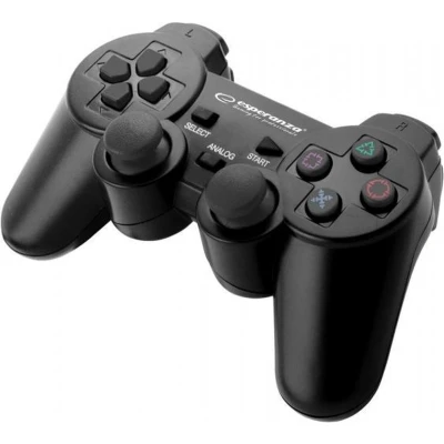 Afbeelding van Draadloze Gaming Afstandsbediening Esperanza Corsair GX500 Zwart PC PlayStation 3 2