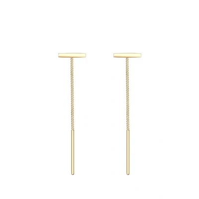 Afbeelding van Elli Stick GEO Oorbellen goldcoloured, Dames, Maat: One Size, Gold coloured