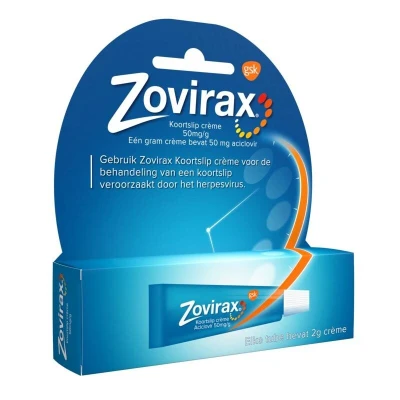 Afbeelding van Zovirax Koortslip Creme 50mg/G