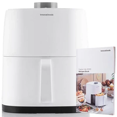 Afbeelding van airfryer 2L hetelucht friteuse 2 mensen wit InnovaGoods