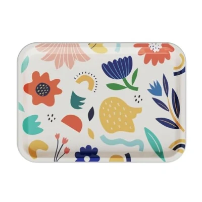 Afbeelding van Dienblad Versa Sunflower Polyethyleen RPET 27 x 2,2 38 cm