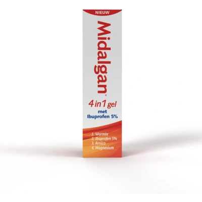 Afbeelding van Midalgan 4 in 1 Gel met Ibuprofen 5%