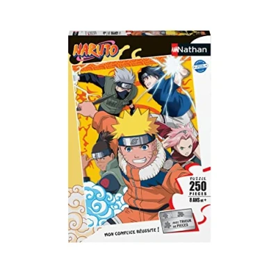 Afbeelding van Nathan Kinderpuzzel puzzel 250 p Naruto op de ninja academie vanaf 8 jaar 86144