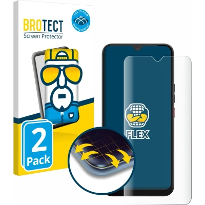 Afbeelding van BROTECT Screenprotector voor Gigaset GS5 Folie Beschermfolie transparant volledig dekking (2 Stuks)