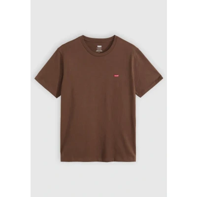 Afbeelding van Levi&#039;s T shirt Original Bruin Maat S Heren Print shirts