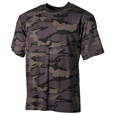 Afbeelding van MFH US T Shirt korte mouw Combat camo 170 g/m² MAAT L