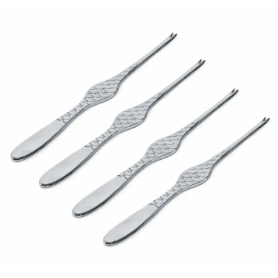 Afbeelding van Alessi Colombina Kreeftenvorken 4 Stuks