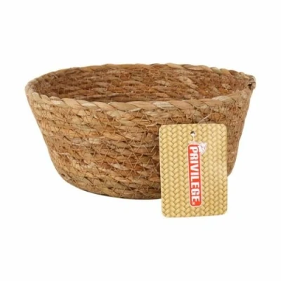 Afbeelding van Veelzijdige mand Privilege Bruin 17 x 7 cm vlechtwerk Rond (18 Stuks)