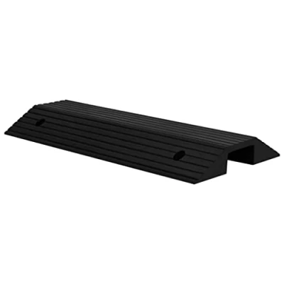Afbeelding van vidaXL Drempelbrug 80x40x8 cm rubber