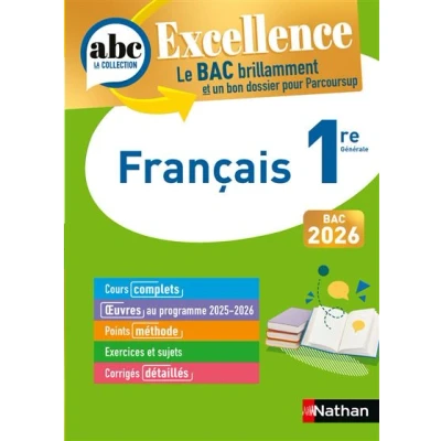 Image de ABC BAC Excellence Français 1re 2025