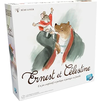 Afbeelding van Space Cow Ernest &amp; Celestine gezelschapsspel vanaf 4 jaar 2 spelers 15 minuten