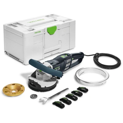 Afbeelding van FESTOOL RG 130 ECI Set DIA PA RENOFIX saneringsslijper 1600 W met diamantschijf HARD Premium in systainer SYS3 L 237