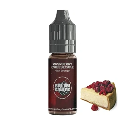 Image de Arôme Framboise Cheesecake Haute Force Plus de 230 Saveurs alimentaires Galaxy Flacon 50 ml