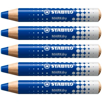 Afbeelding van Whiteboardpotlood STABILO MARKdry 648/41 blauw