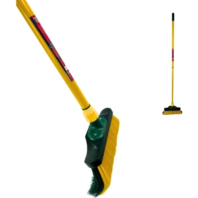Afbeelding van Synx Tools Klauwbezem 28cm Straatbezem Bezems bezemhouder bezem buiten krallenbezem Tele