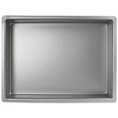 Afbeelding van PME Rechthoekige taartvorm van aluminium, 304 mm x 406 75 diep