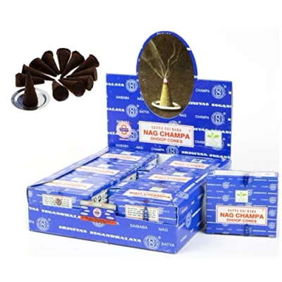 Afbeelding van Satya Kegelwierook Nag Champa, 12 Stuk