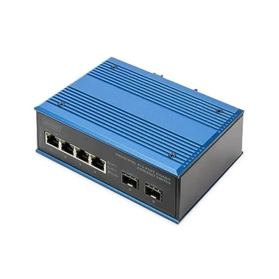 Afbeelding van Digitus DN 651148 Industrial Ethernet Switch 4 x 2 poorten 10 / 100 1000 MBit/s