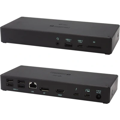 Afbeelding van i Tec Thunderbolt 3 3x Display PD 96w Docking Station TB3TRIPLEDOCKPD