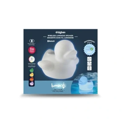 Image de Enceinte extérieure sans fil lumineuse et étanche BigBen 15 W Canard