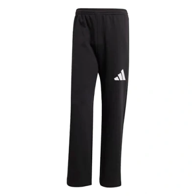 Afbeelding van adidas Sportswear Essentials WIDE LEG Three BAR Trainingsbroek, Heren, Maat: XXL, Black/white