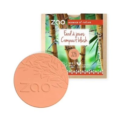 Afbeelding van ZAO essence of nature Navulverpakking voor blush 326 Eclat naturel 9 g