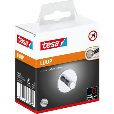 Afbeelding van tesa luup Handdoekhaak Lijm Metaal
