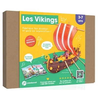 Image de Les Vikings kit Pandacraft 3 7 ans