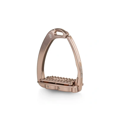 Image de Tech Stirrups Étriers Venice Plus Dressage Or rose