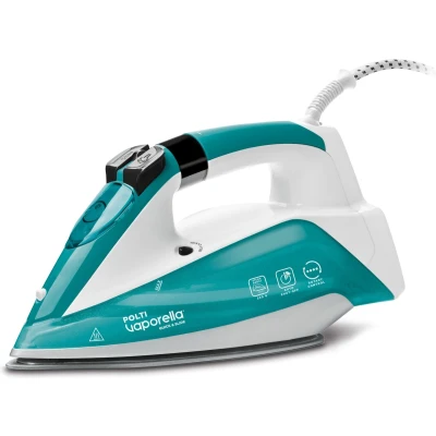 Afbeelding van Polti Quick &amp; Slide QS210 Stoomstrijkijzer Roestvrijstalen zoolplaat 2400 W Groen, Wit