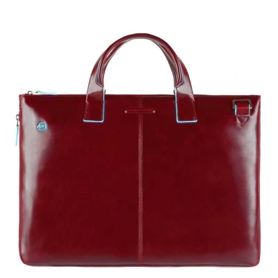 Afbeelding van Piquadro Blue Square Expandable Slim Computer Bag 15.6&quot; red
