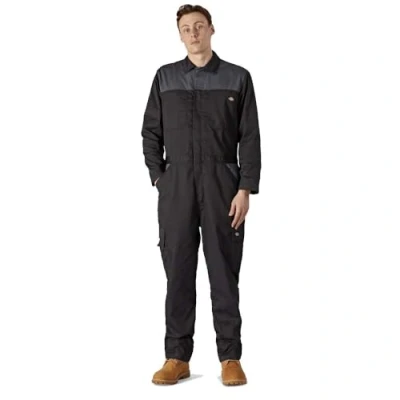 Image de Dickies Combinaison quotidienne pour homme, noir/gris, L