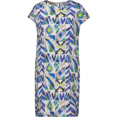 Afbeelding van Cecil print jurk vanilla white 143946 33474