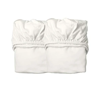 Afbeelding van Leander Organic Hoeslaken Snow 70 x 140 cm
