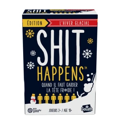 Afbeelding van SHIT HAPPENS: DE GLACIAL WINTER Bordspel voor volwassenen Sfeerspel vanaf 18 jaar Kaartspel om met vrienden te spelen Cult avonden 2 spelers en meer 30 min